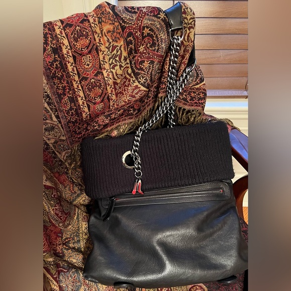 Christian Louboutin Hobo w/Wool Trim - Picture 2 of 8